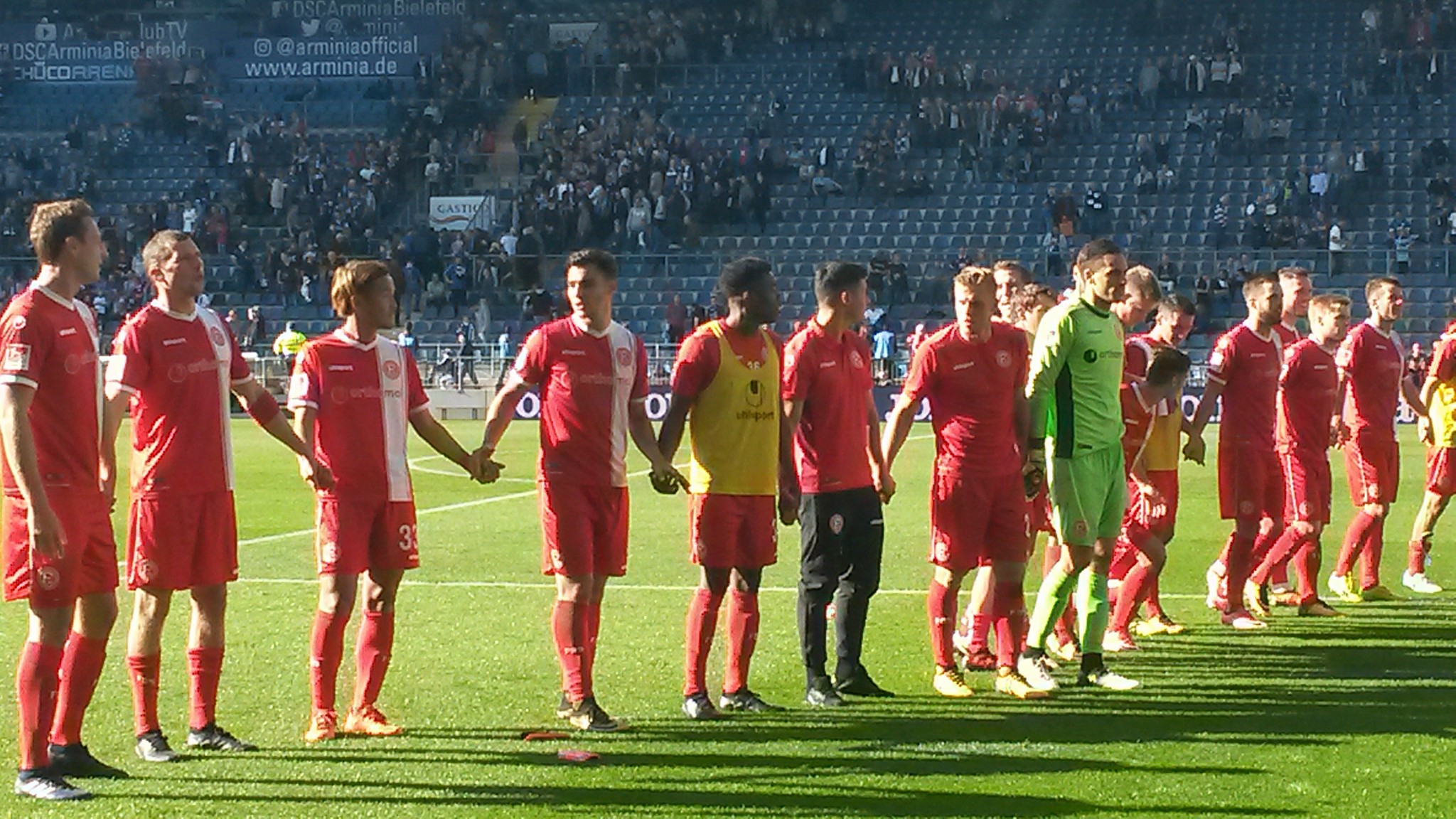 Bielefeld 2017: Die Mannschaft wird gefeiert (Foto: FP)