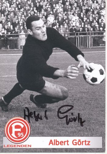 Albert Görtz - Fortuna-Torhüter-Legende der 60er (Foto via kelocks-autogramme.de)