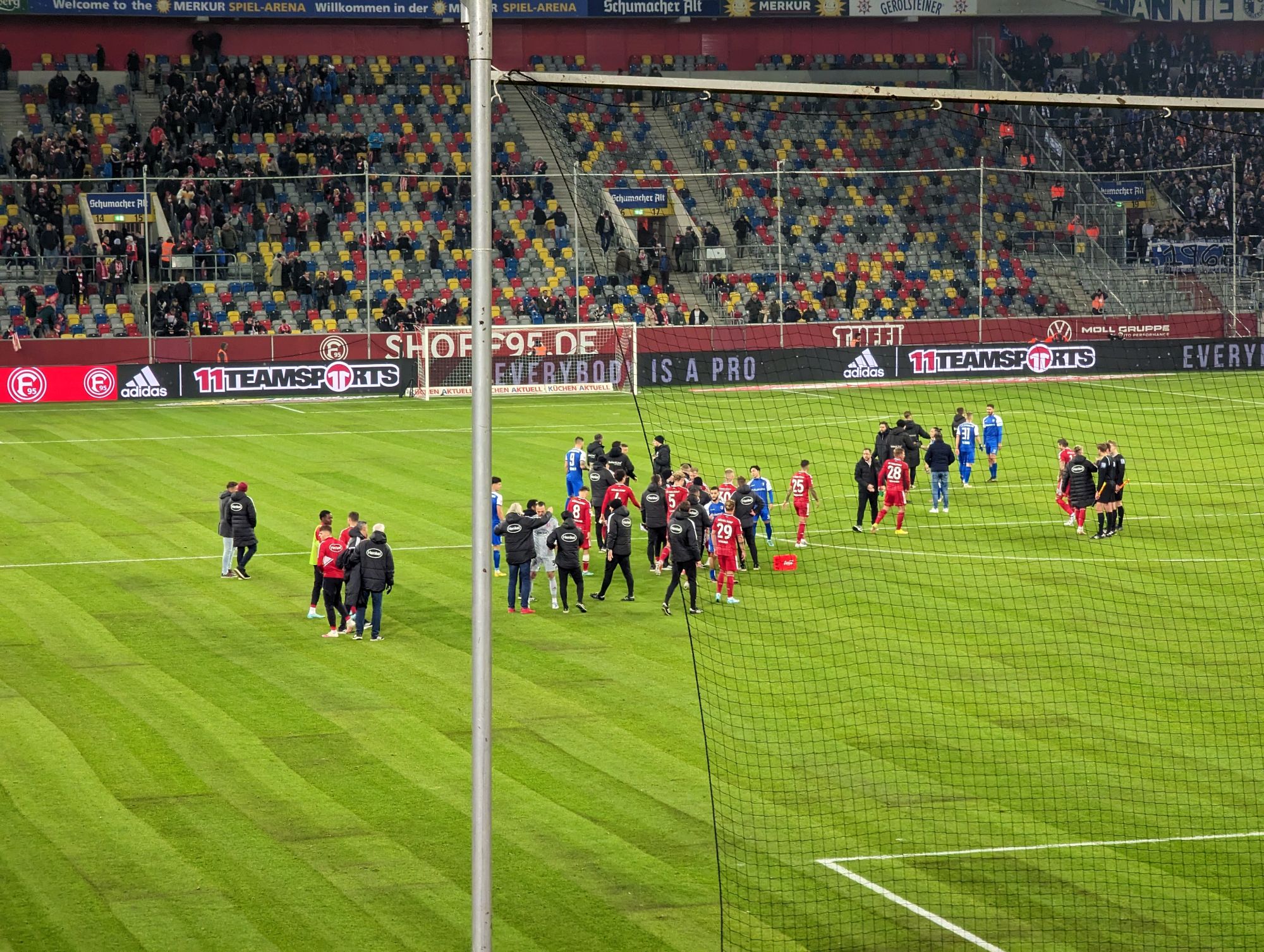 F95 vs Magdeburg: Am Schluss - mehr erleichtert als zufrieden (Foto: FP)