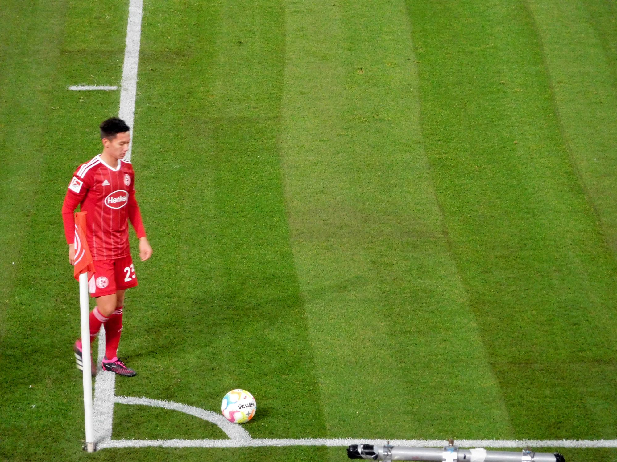 F95 vs Magdeburg: Immer besser - Shinta, der Mann für die Standards (Foto: FP)