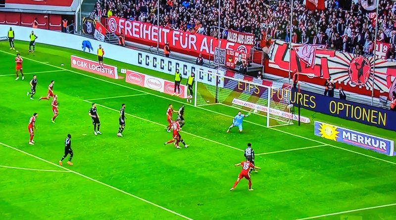 F95 vs SVS: Das befreiende 1:0 durch Tim Oberdorf (Screenshot: ARD-Sportschau)