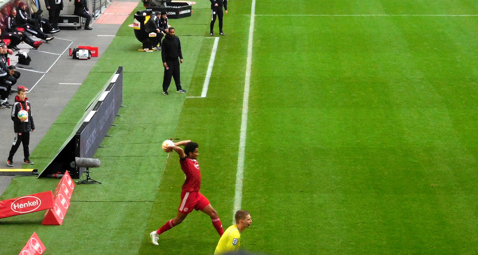 F95 vs SVS: Emma kann prima Einwürfe (Foto: FP)