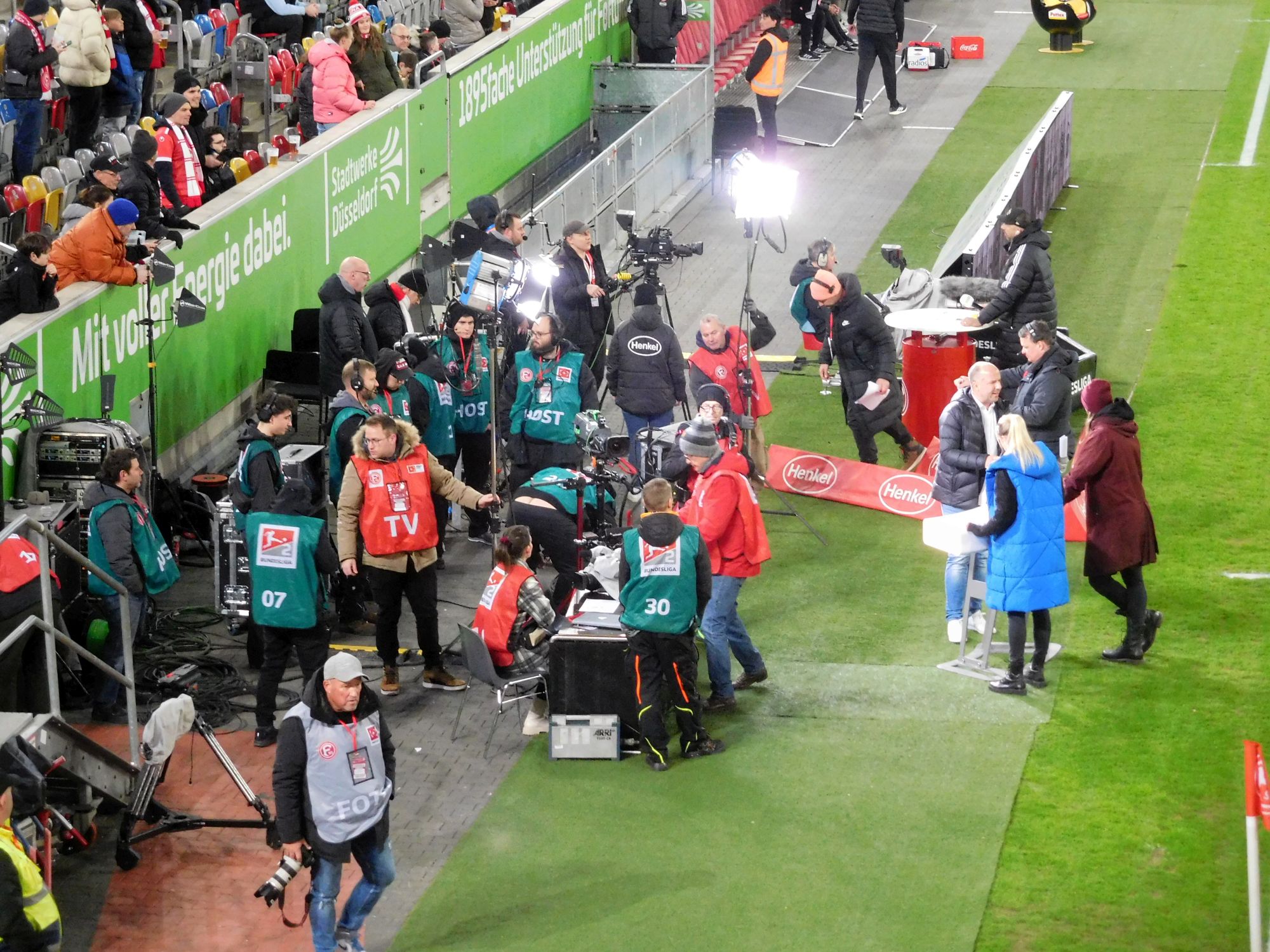F95 vs HDH: Bisschen mehr Medien als sonst vor Ort - Spitzenspiel, halt... (Foto: FP)