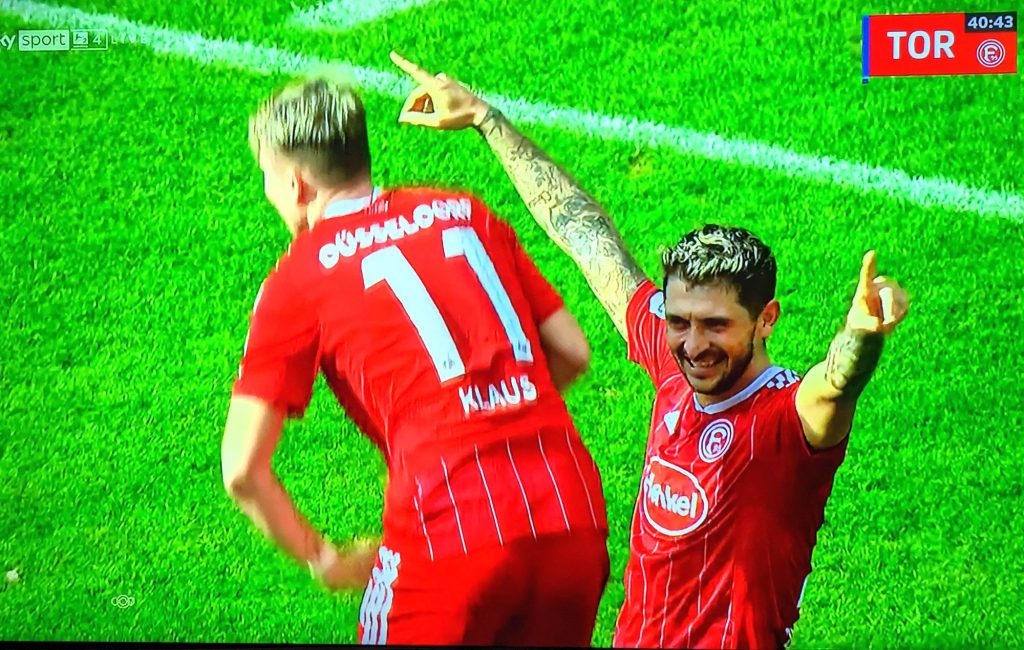 Rostock vs F95: Zum ersten Mal - Zimbo trifft zweimal (Screenshot: Sky)