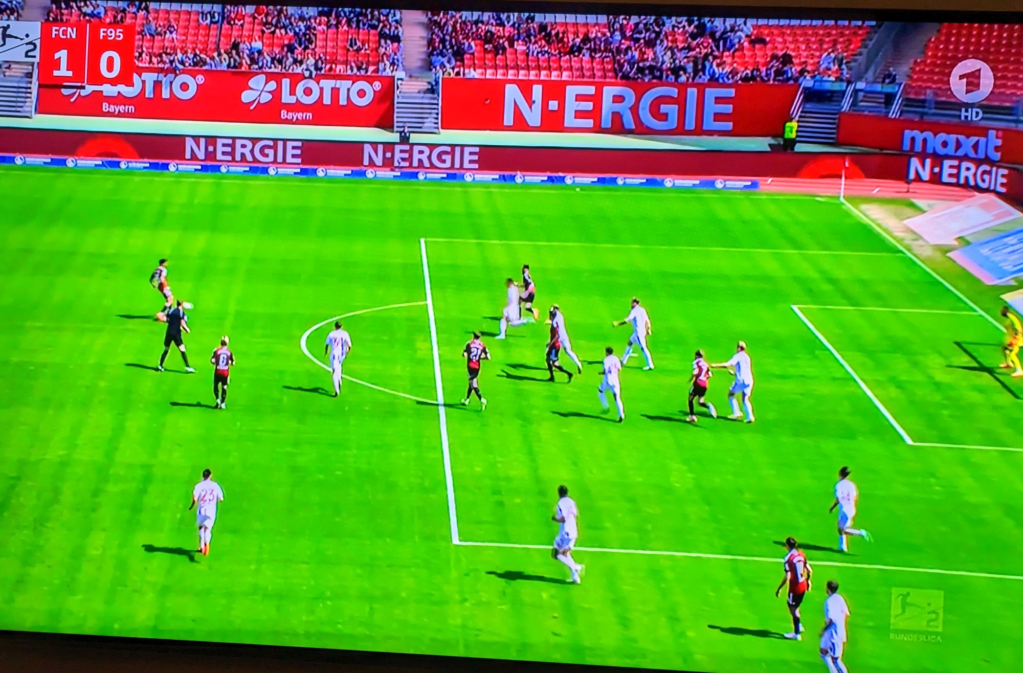 FCN vs F95: Alle hilflos beim 1:0 (Screenshot: Sky)