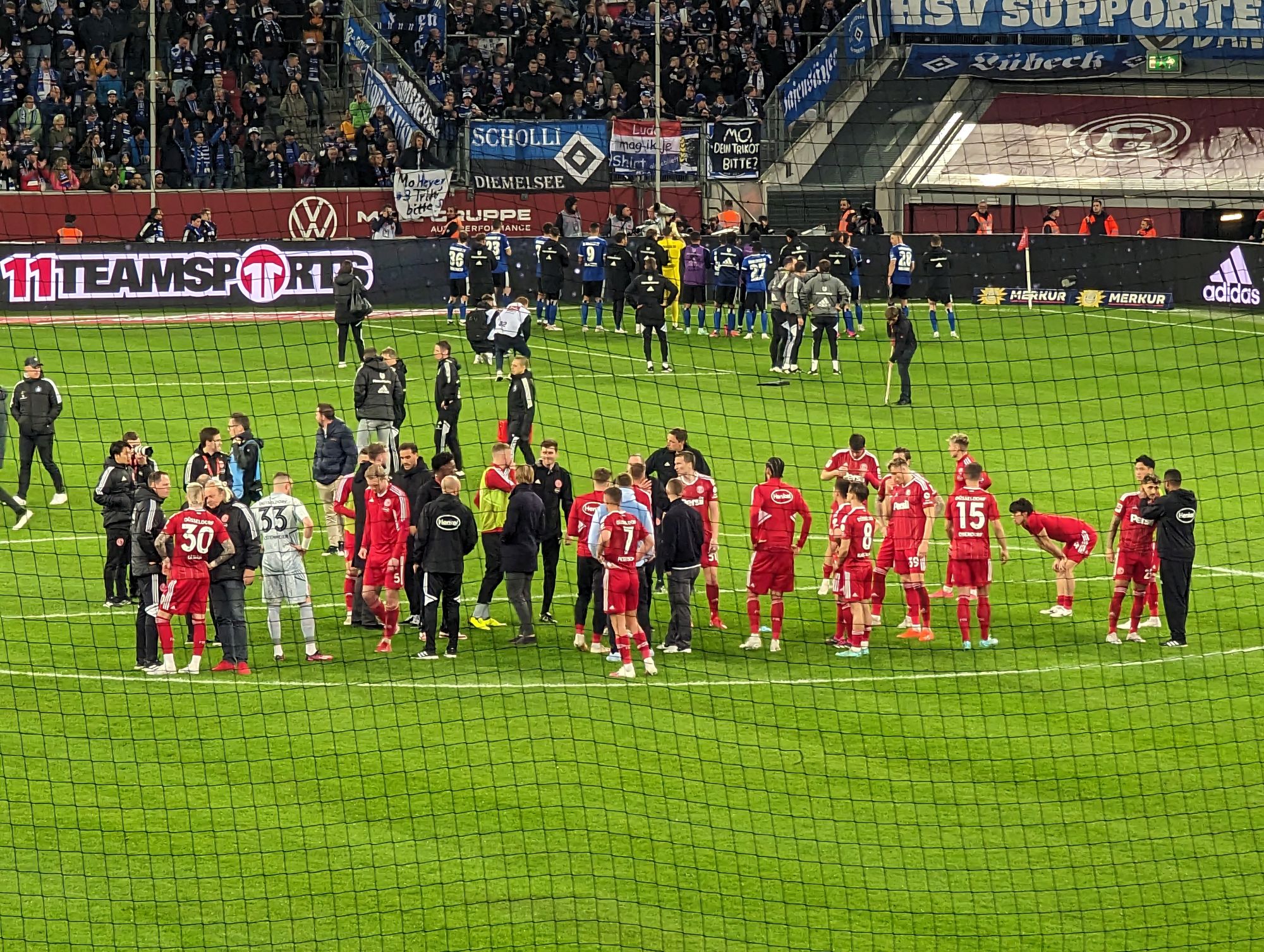 F95 vs HSV: Gemischte Gefühle nach dem Schlusspfiff (Foto: FP)