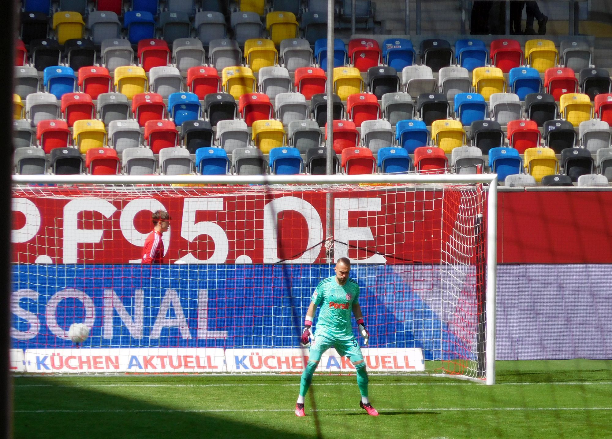 F95 vs KSC: Tja, Herr Kastenmeier... (Foto: FP)