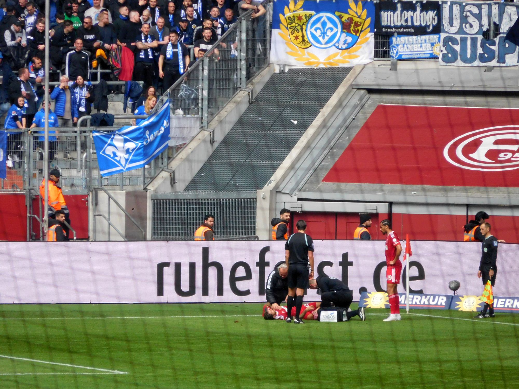 F95 vs SVD: Gesunde Härte und manches Missgeschick brachten viele Verletzungspausen (Foto: FP)