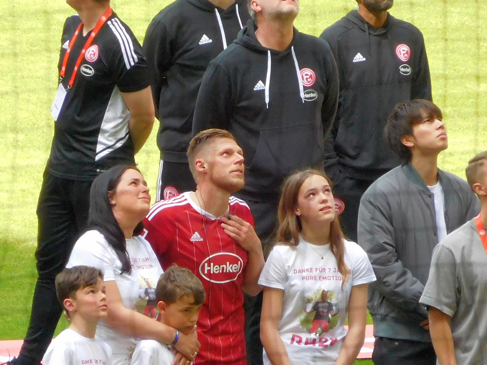 F95 vs Hannover: Rouwen und seine Familie (Foto: FP)
