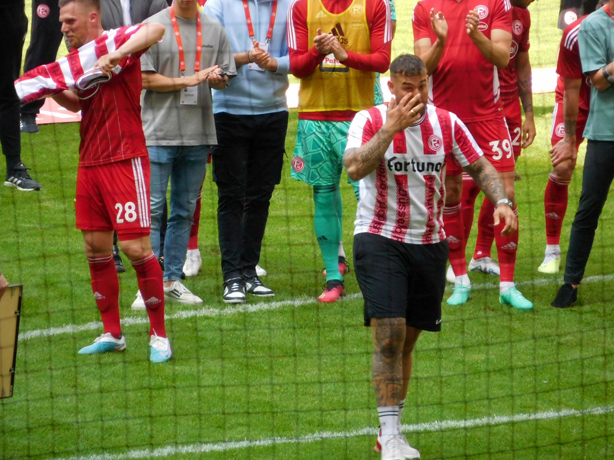 F95 vs Hannover: Auch Vorsänger Marvin verabschiedet sich (Foto: FP)