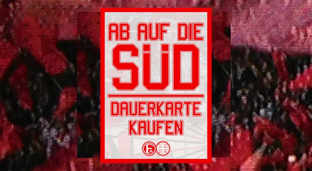 Fanrunde empfiehlt: Ab auf die Süd - kauft Dauerkarten