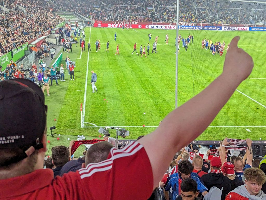 F95 vs Hertha: Große Freude nach dem Abpfiff (Foto: FP)