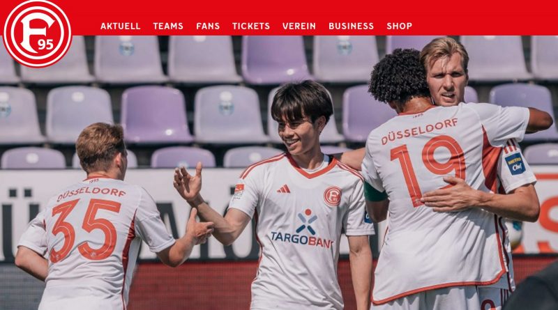 Fröhliche Fortunen nach dem Gewinn des Volkswagen Cups (Screenshot: f95.de)