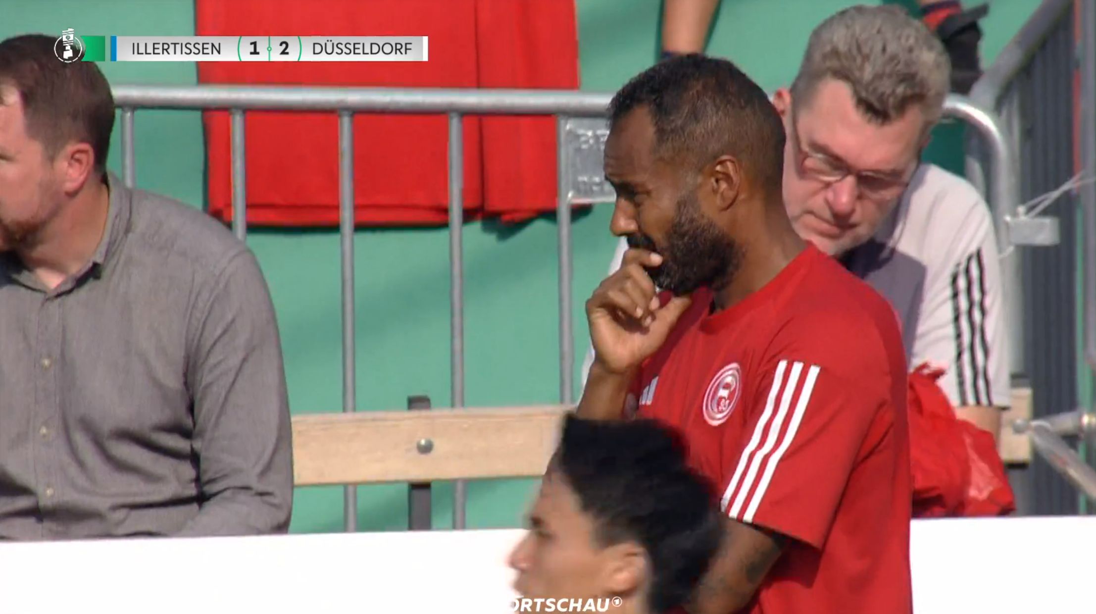 Illertissen vs F95: Daniel Thioune verärgert bis nachdenklich (SCreenshot: Sky)