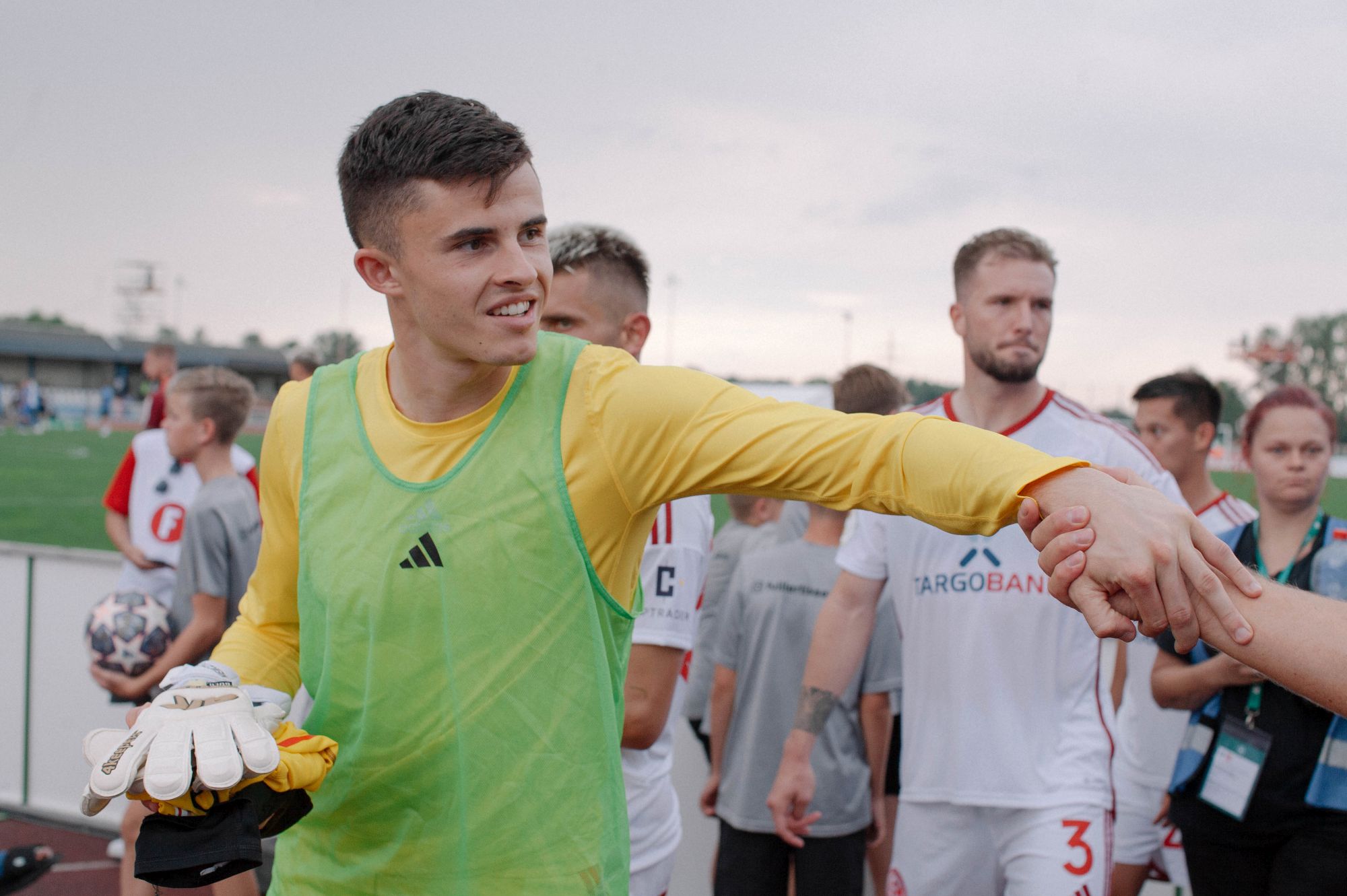 Illertissen vs F95: Unser neuer Keeper Karol Niemczycki nach dem Spiel (Foto: Sandra Drljaca)