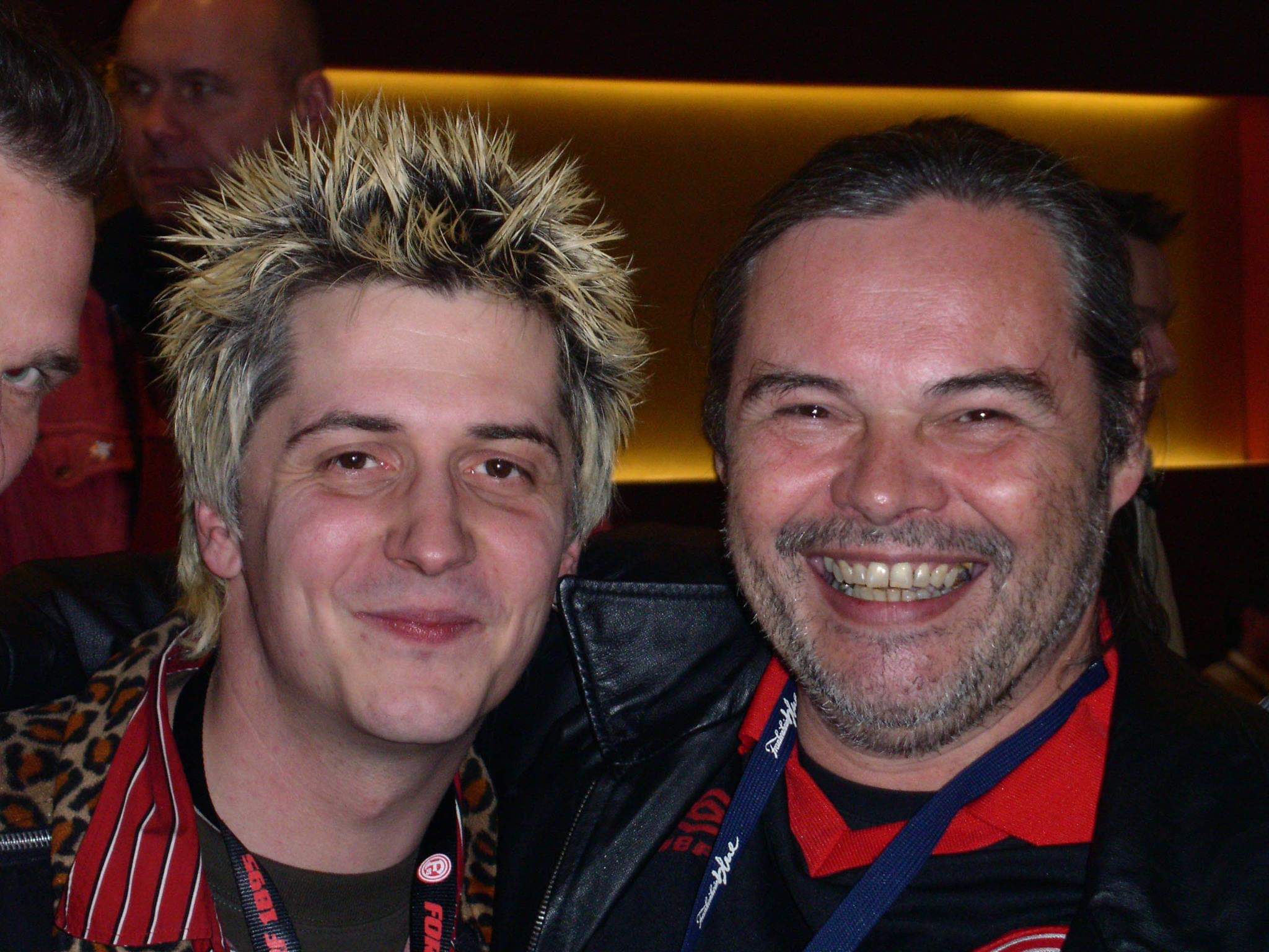 DJ Opa und ich auf der Pauli-Party im April 2005 (Foto: privat)