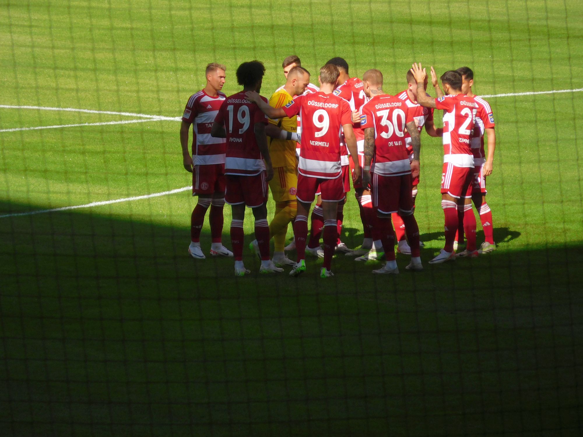 F95 vs Hannover: Vorher (Foto: FP)