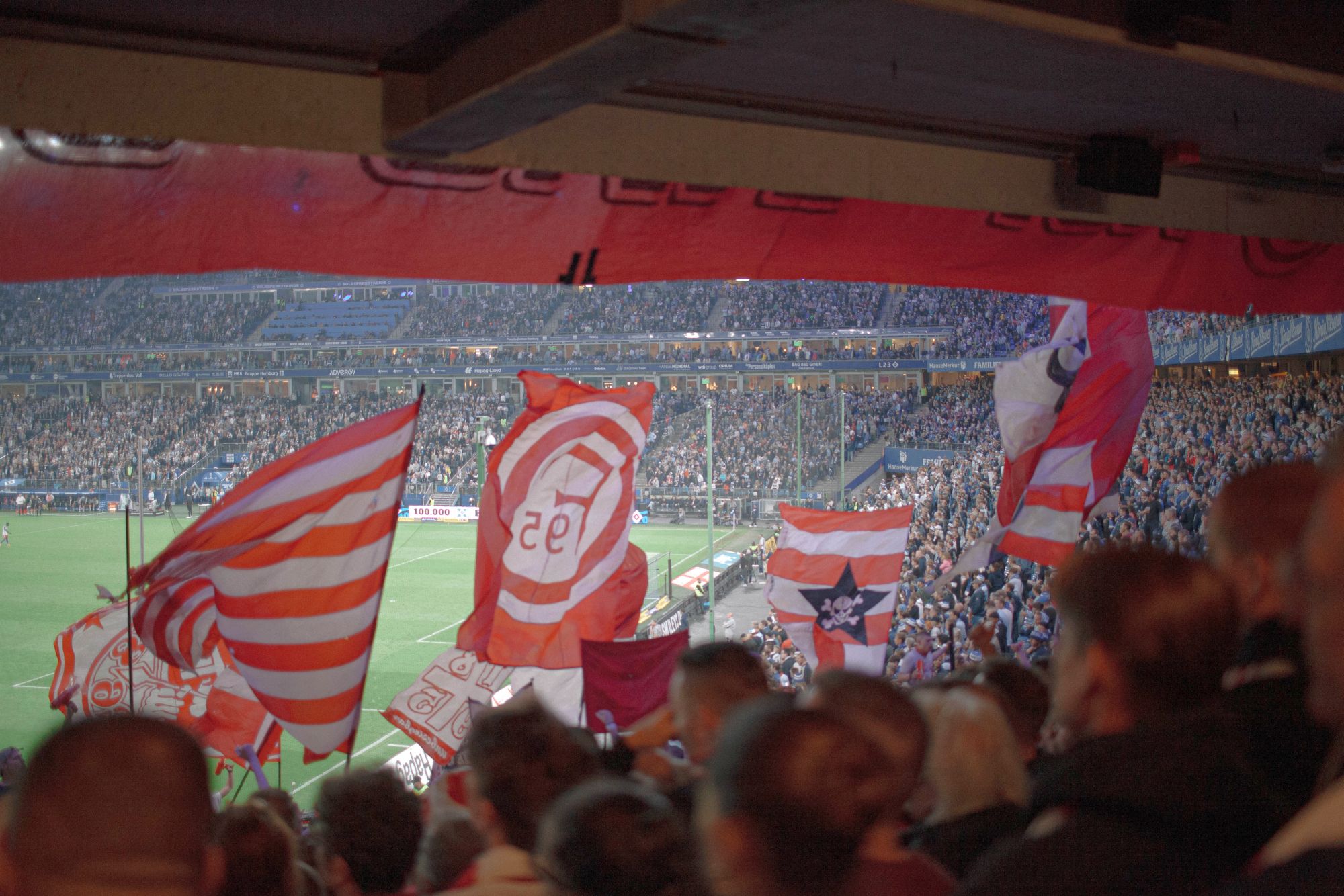 HSV vs F95: Die Fortuna-Fans im Volksparkstadion (Foto: Sandra Drljaca)