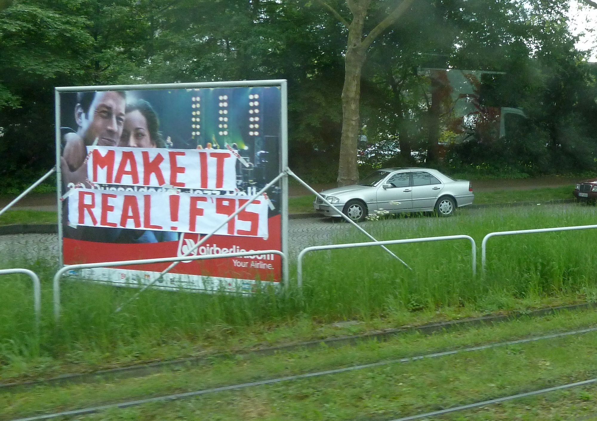 Vor dem Relegationsrückspiel gegen die Hertha 2012 (Foto: FP)