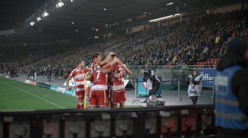 Braunschweig vs F95: Torjubel nach dem 3:1 (Foto: Sandra Drljaca)