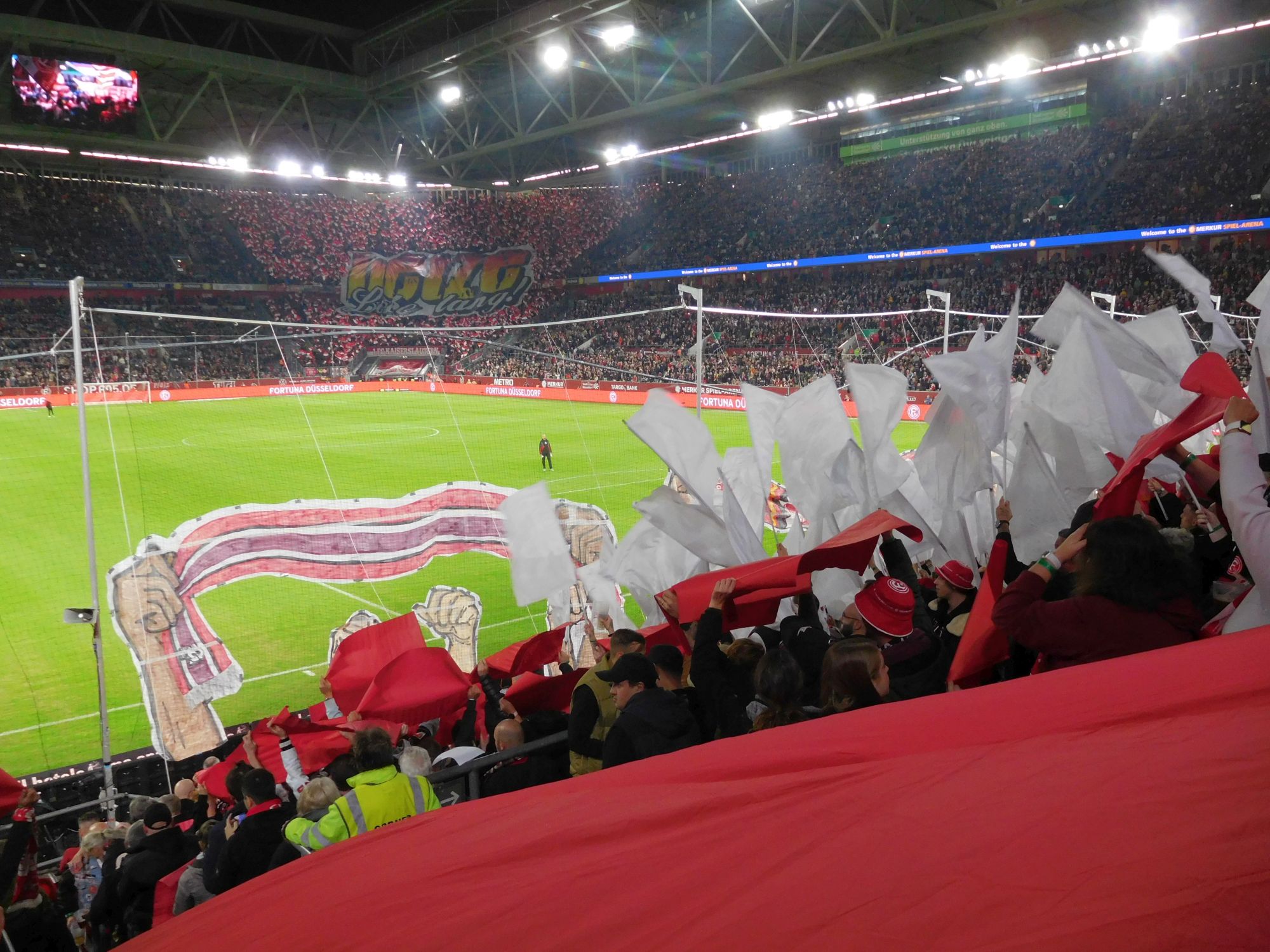 F95 vs K'lautern: Tolle Choreo auf beiden Seiten (Foto: FP)