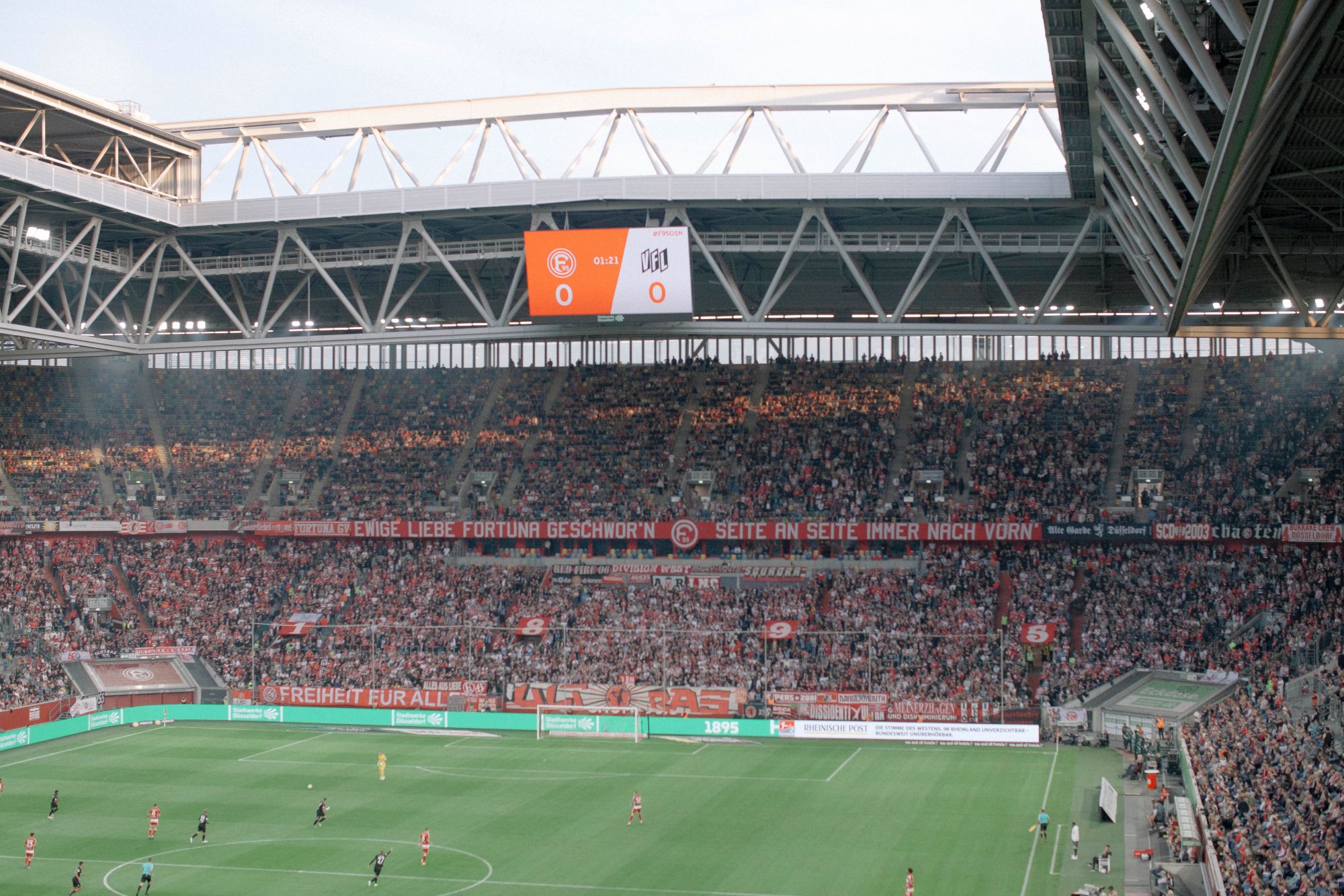 F95 vs Osnabrück: Zweite Spielminute (Foto: Sandra Drljaca)