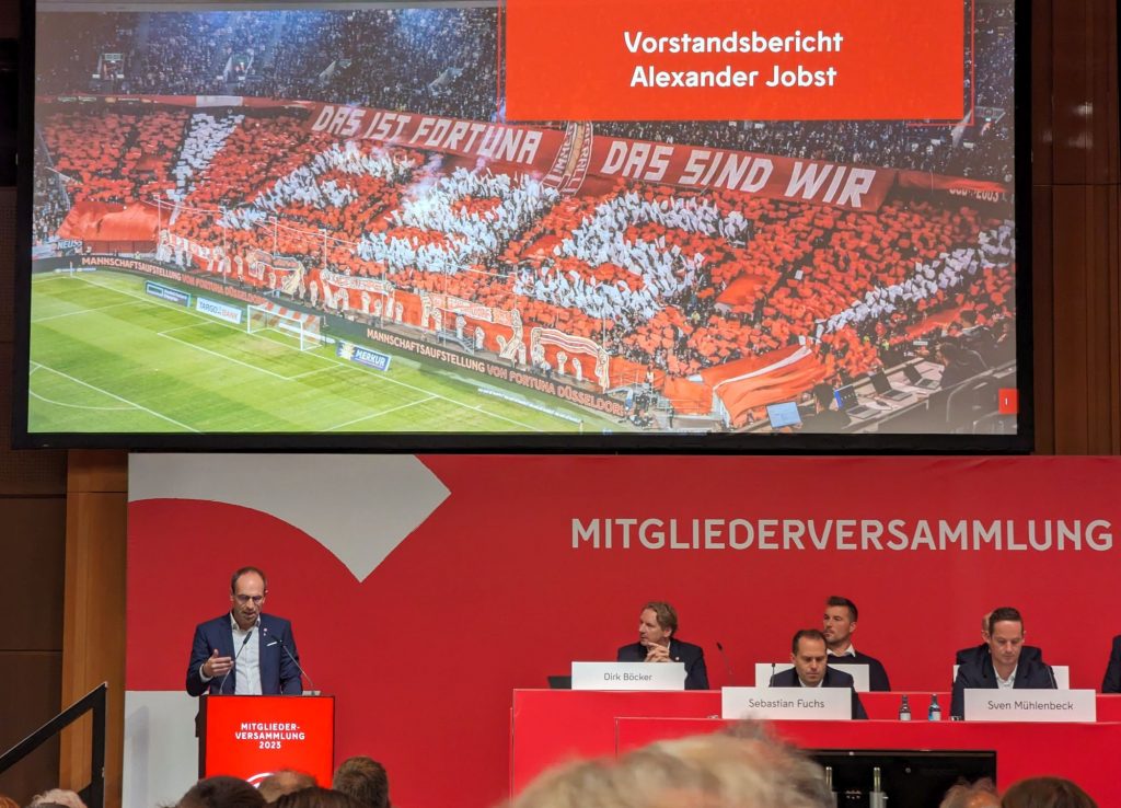 JMV 2023: Alexnader Jobst und der Bericht des Vorstands (Foto: FP)