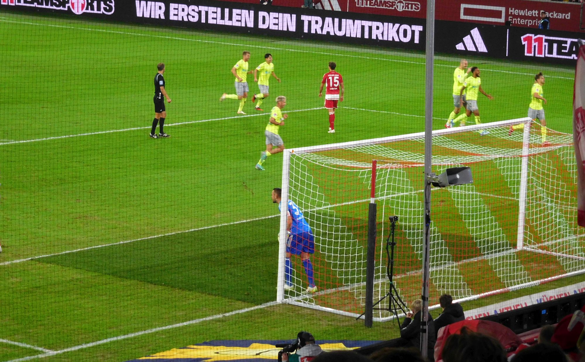 F95 vs Wehen: Das schön herausgespielte 1:0 für den SVWW (Foto: FP)