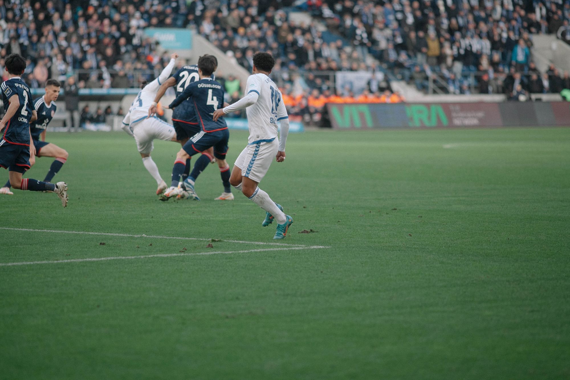 Magdeburg vs F95: Viel Abwehrarbeit in der ersten Halbzeit (Foto: Sandra Drljaca)