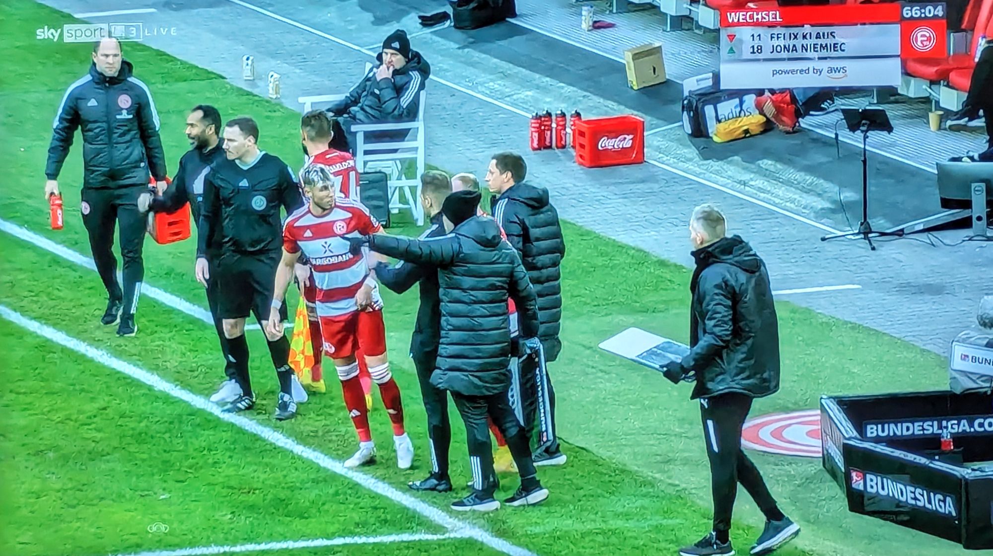 F95 vs Kiel: Jona soll's wieder richten (Screenshot Sky)