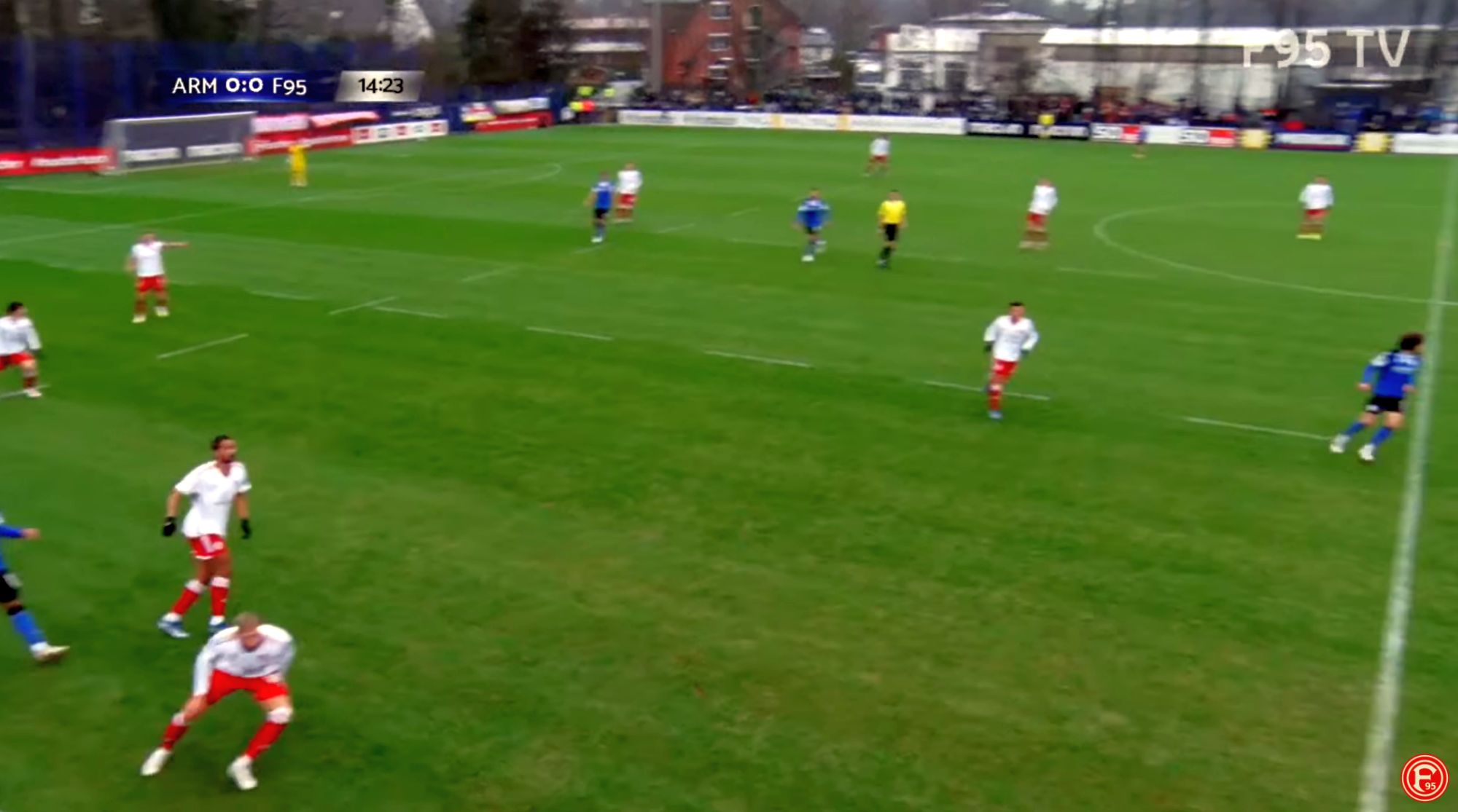 Bielefeld vs F95: Munteres Spielchen in eisiger Kälte (Screenshot F95.tv)