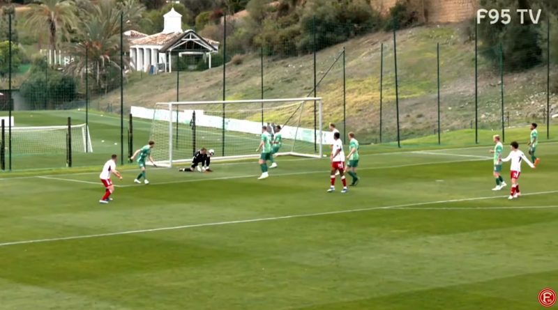F95 vs Dordrecht: Dieses Mal kein Tor für Tzolis (Screenshot F95.tv)