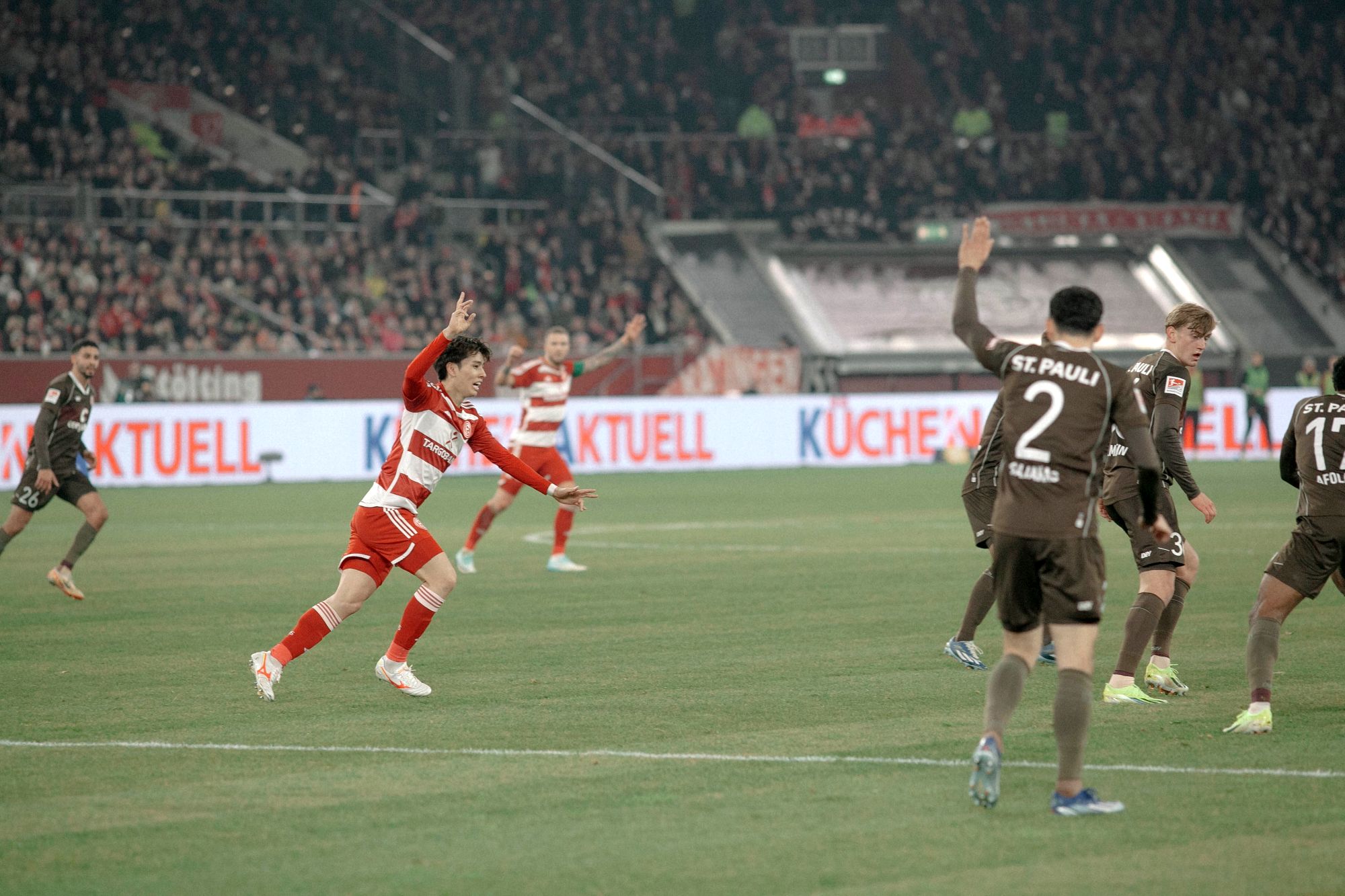 F95 vs Pauli: Tanaka wieder bester Fortune (Foto: Sandra Drljaca für FP)