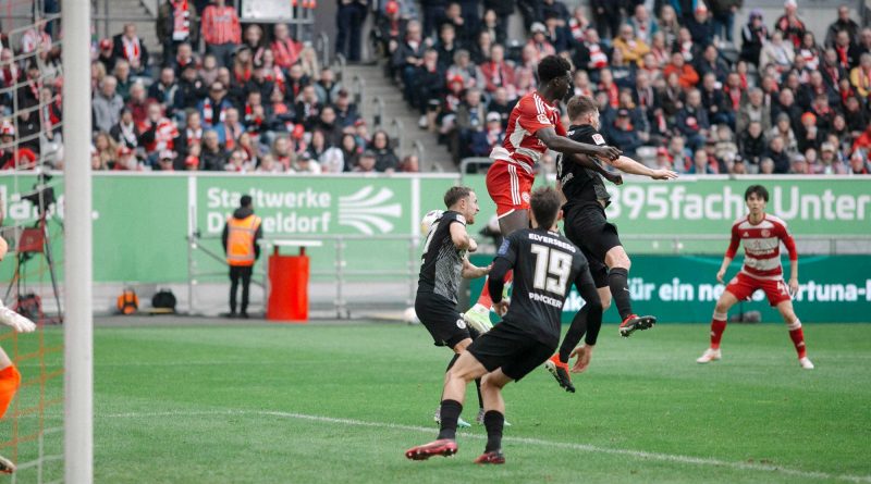 F95 vs Elversberg: Joshua Quarshie - höher als alle anderen (Foto: Sandra Drljaca)