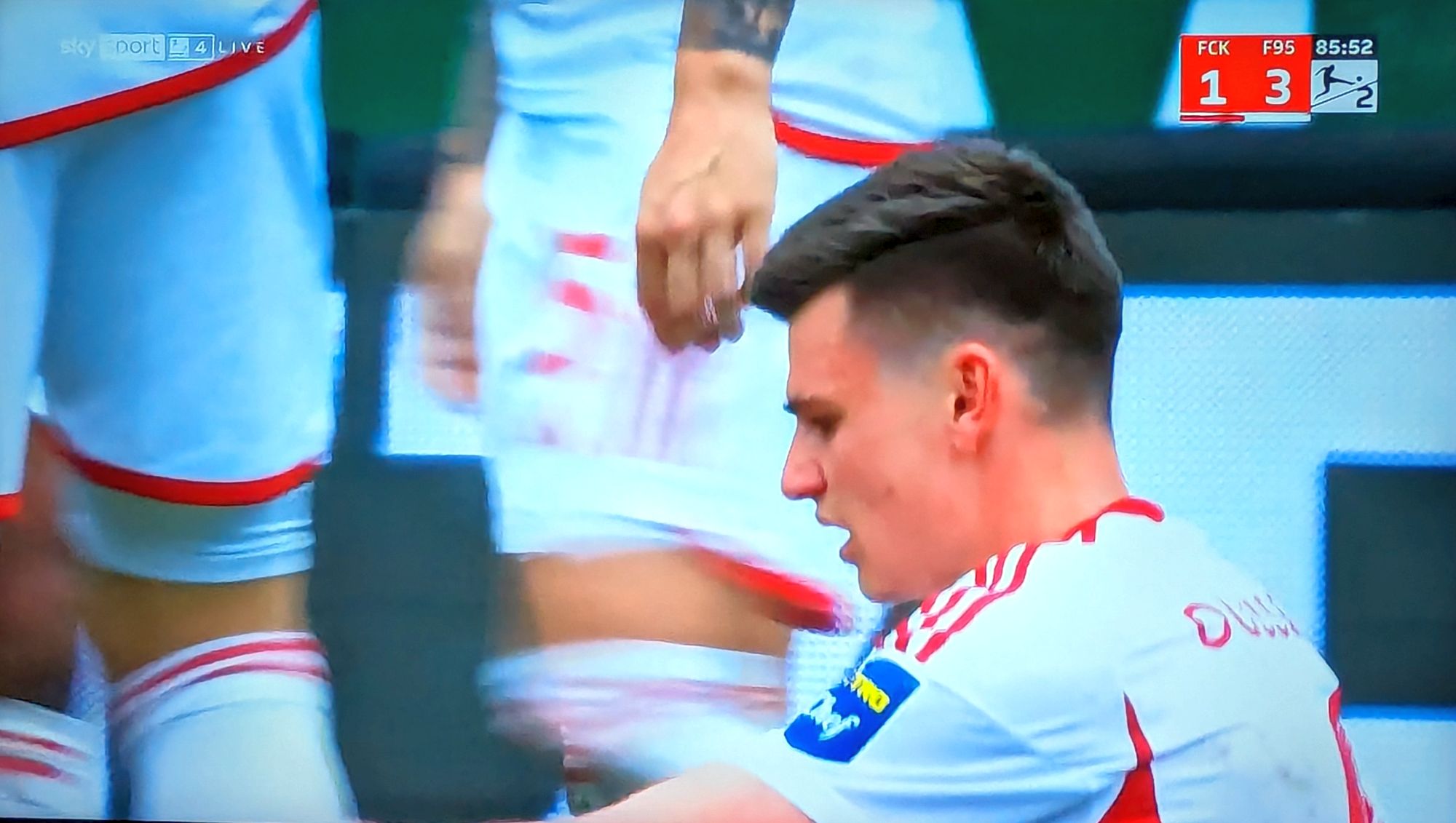 Kaiserslautern vs F95: Yannik Engelhardt, der Mann des Spiels (Screenshot Sky)