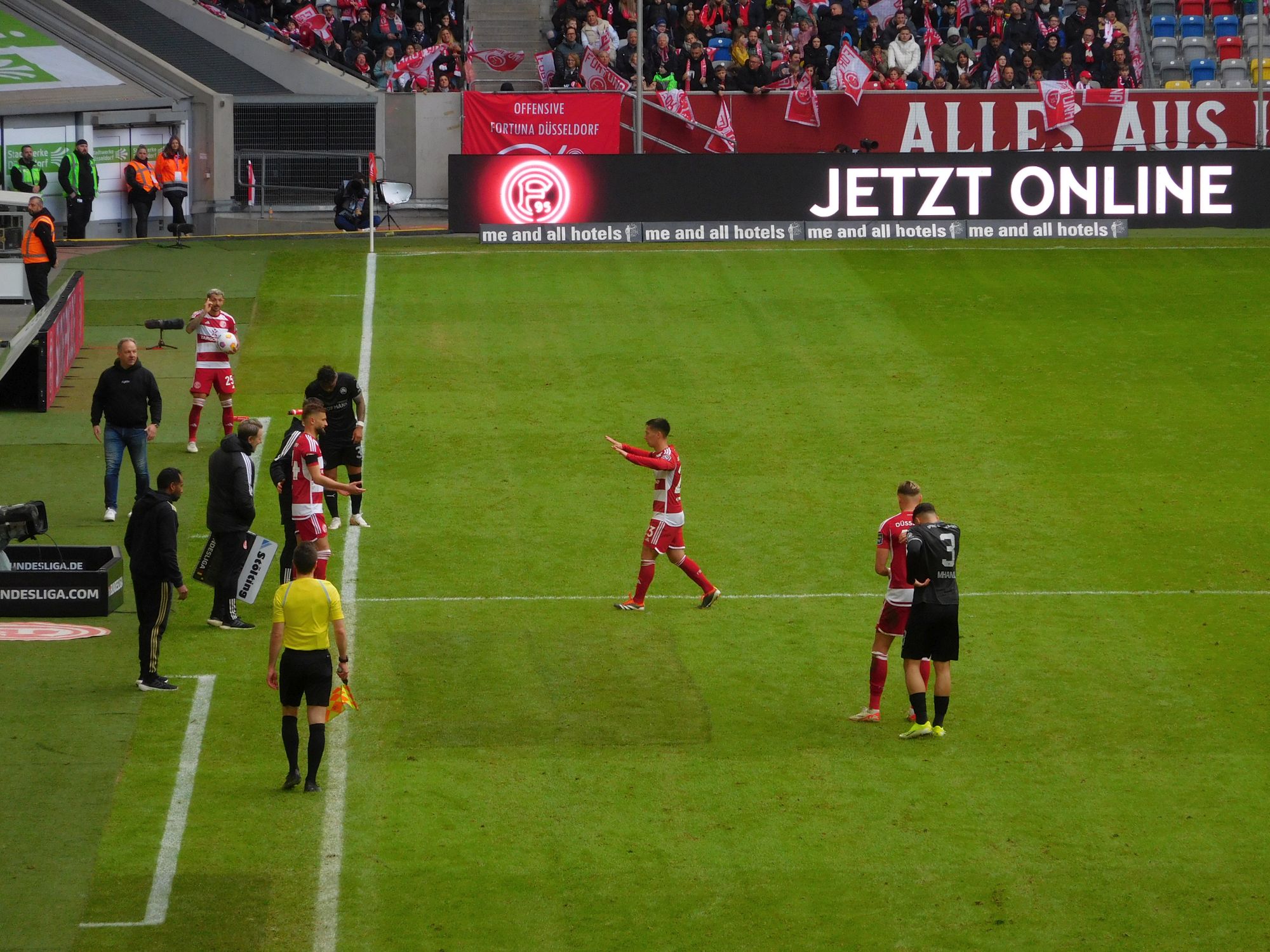 F95 vs Fürth: Appelkamps Auswechslung mit viel Applaus (Foto: FP)