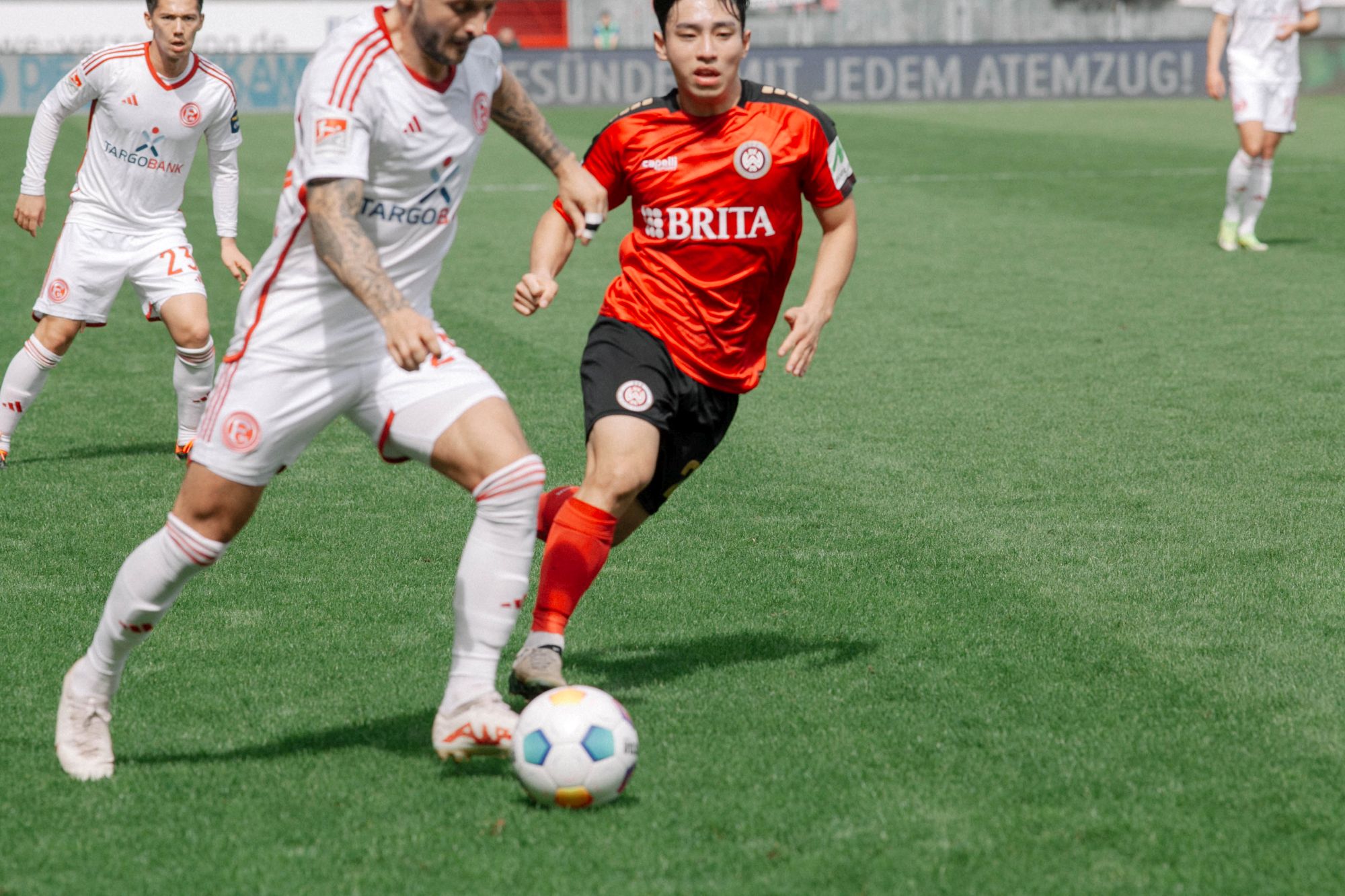 Wehen vs F95: Immer gut in Zweikämpfen (Foto: Sandra Drljaca)