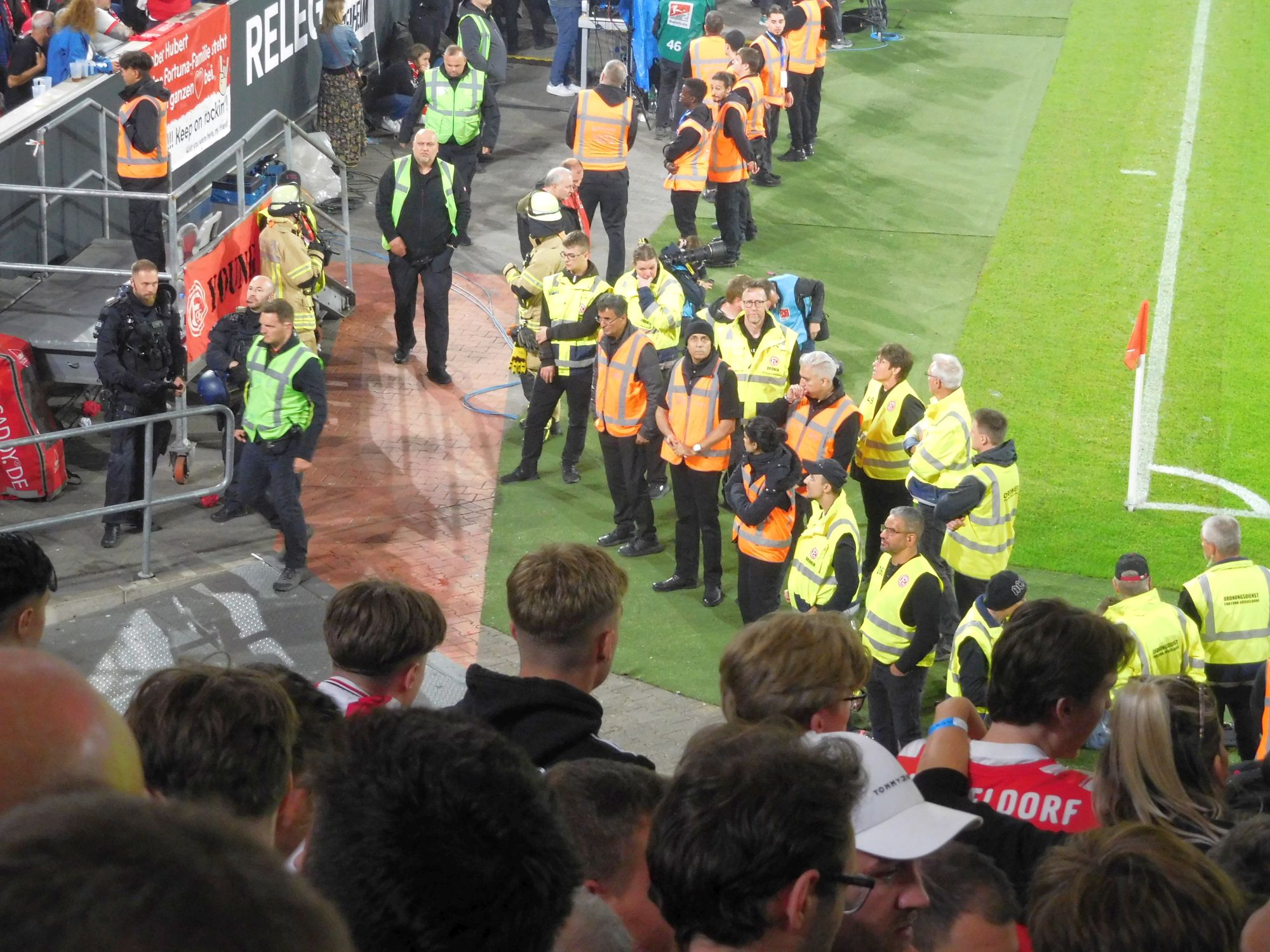 F95 vs Bochum: Der Platzsturm von der Süd blieb aus (Foto: FP)