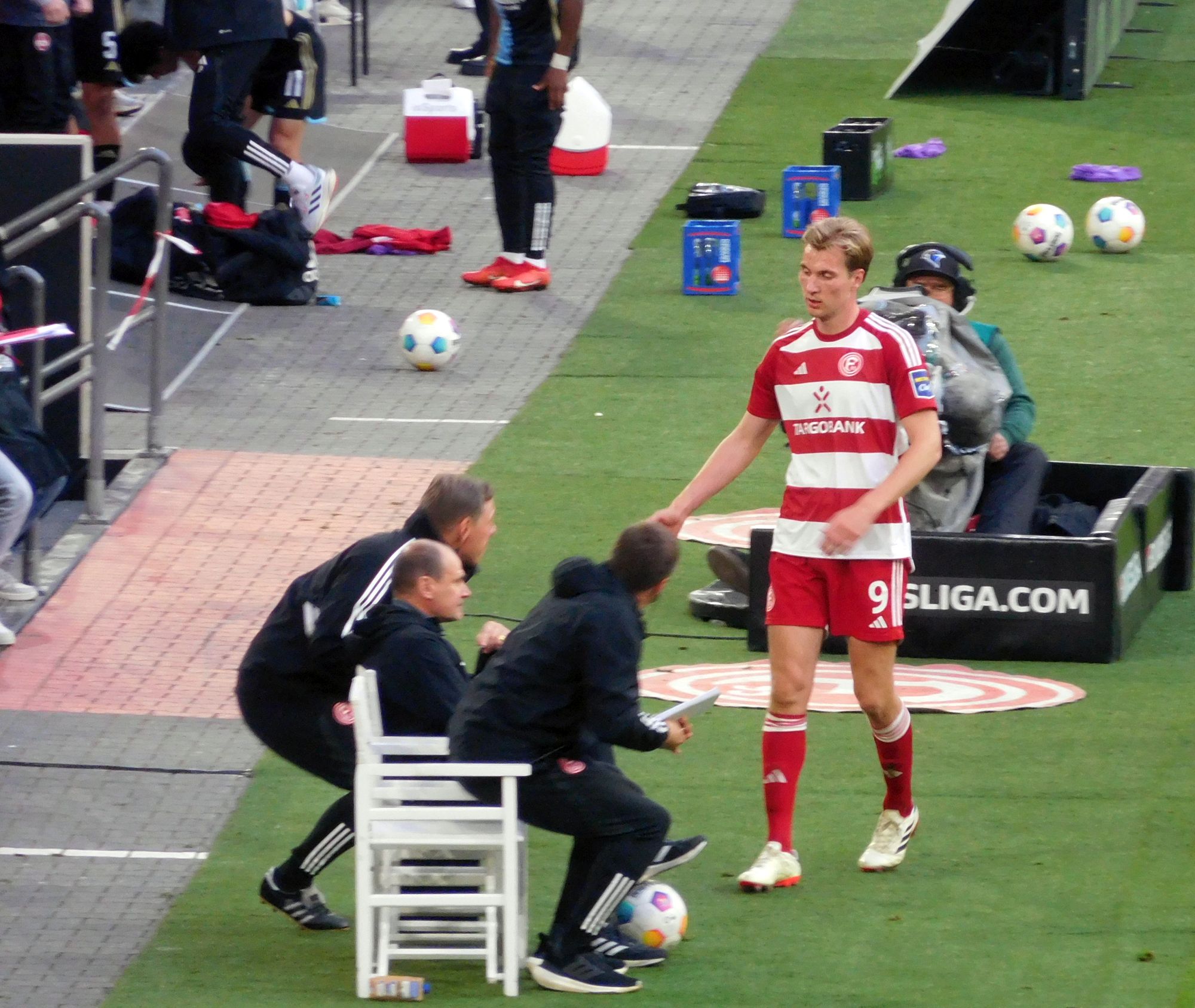 F95 vs Nürnberg: Vince Vermeij, der Torschütze (Foto: FP)