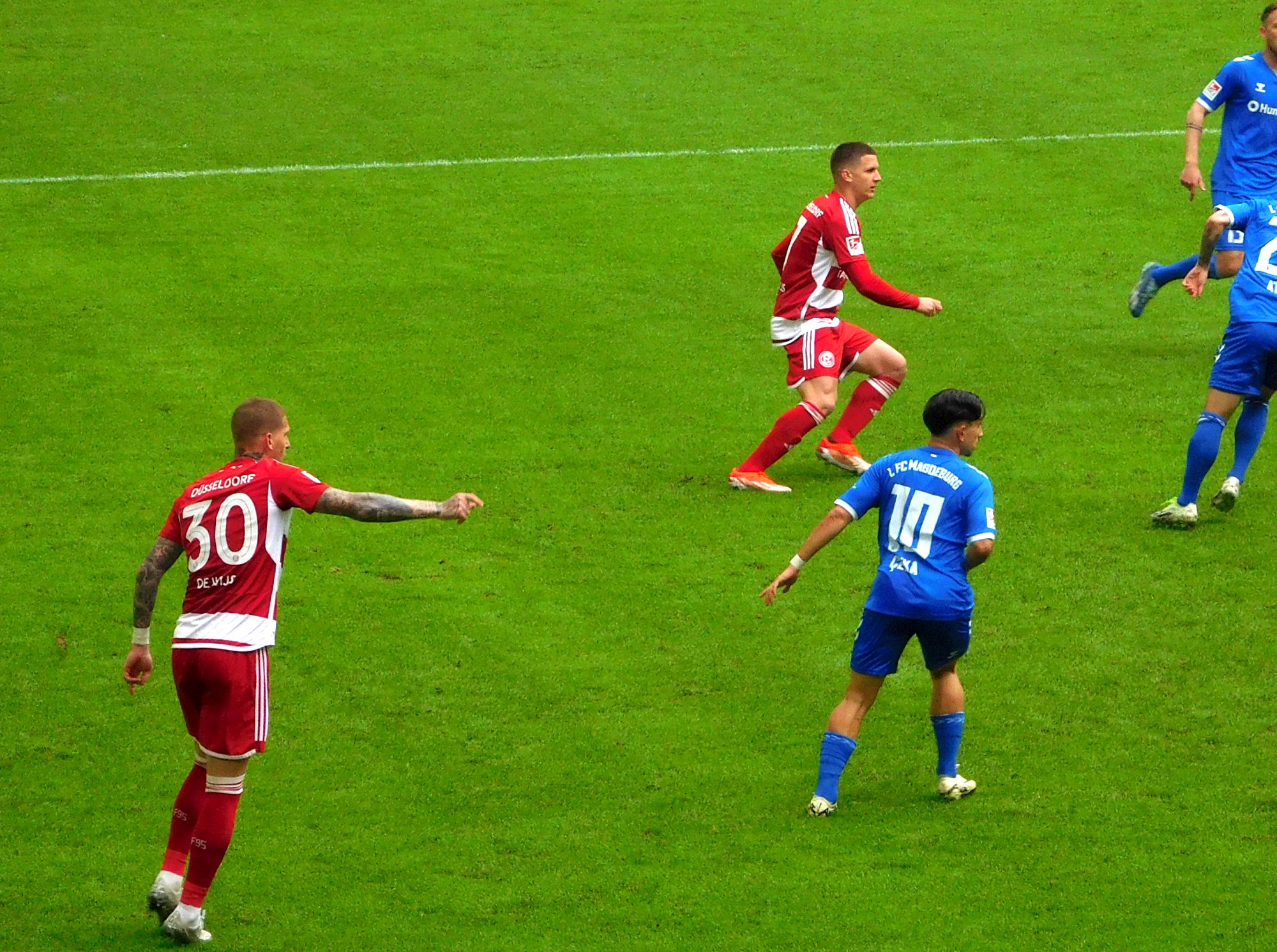 F95 vs Magdeburg: Das isser, der Tzolis,  der Torschützenkönig... (Foto: FP)