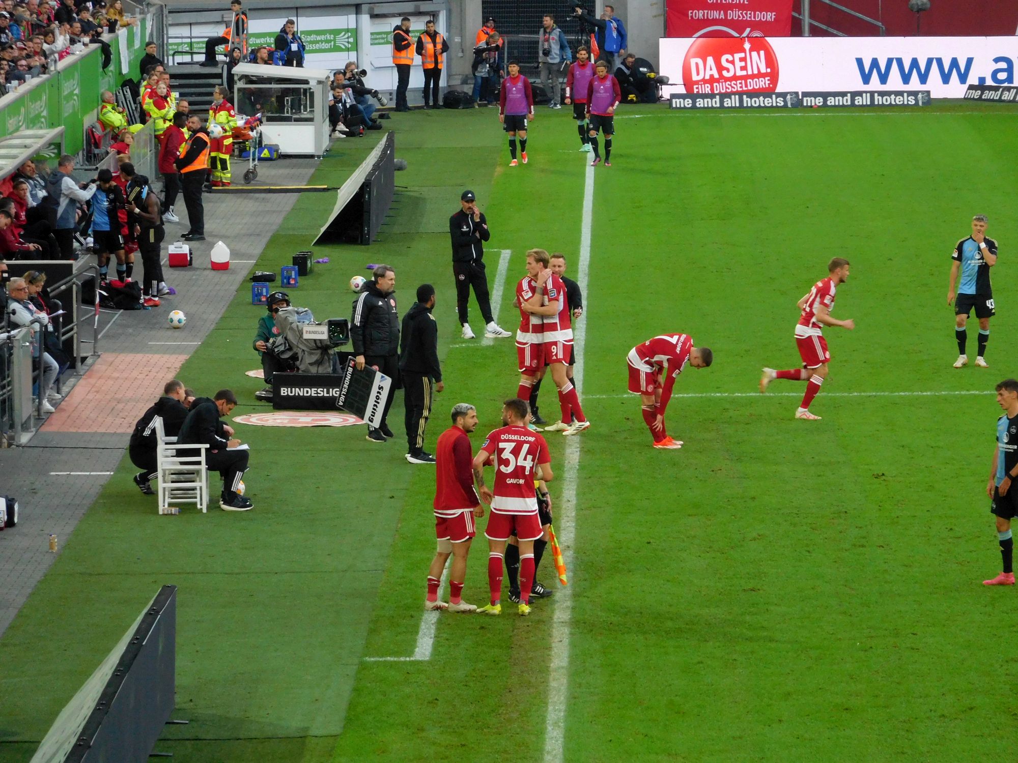 F95 vs Nürnberg: Erste Auswechslungen (Foto: FP)
