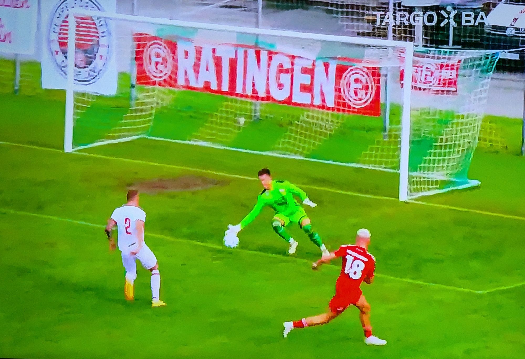 F95 vs DVTK: Jona belohnt sich mit dem 4:0 (Screenshot f95.tv)
