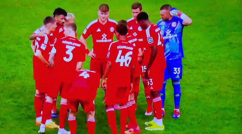 F95 vs DVTK: Testspiel im Trainingslager in den neuen Heimtrikots (Screenshot f95.tv)