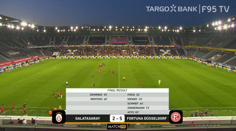 Galatasaray vs F95: Ein beinahe schon historisches Testspielergebnis (Screenshot f95.tv)