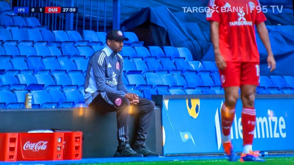 Ipswich vs F95: Trainer Thioune war ganz zufrieden (Screenshot: F95.tv)