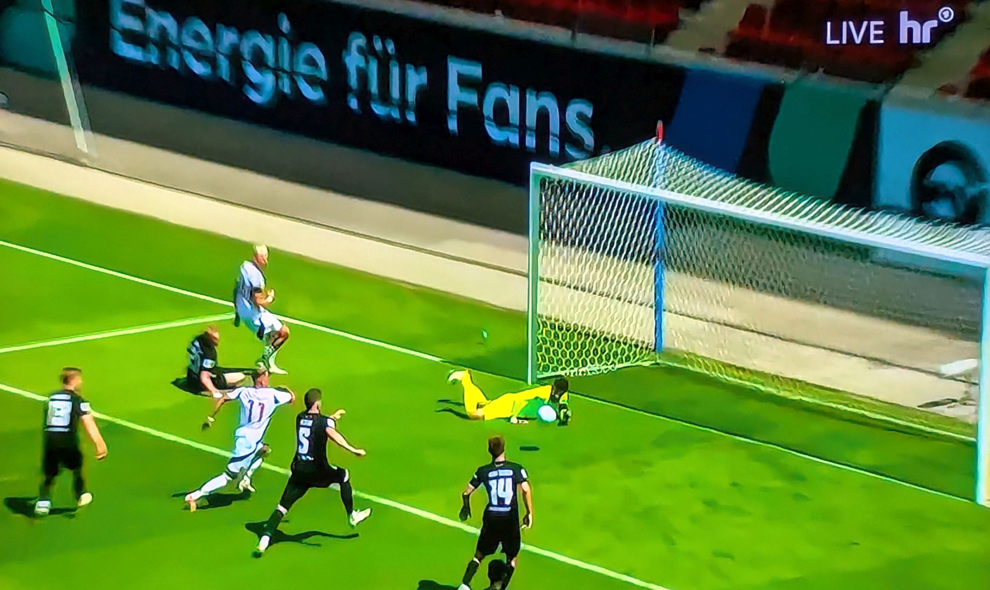 Blitzturnier Offenbach: Die dickste Chance gegen den OFC (Screenshot HR)