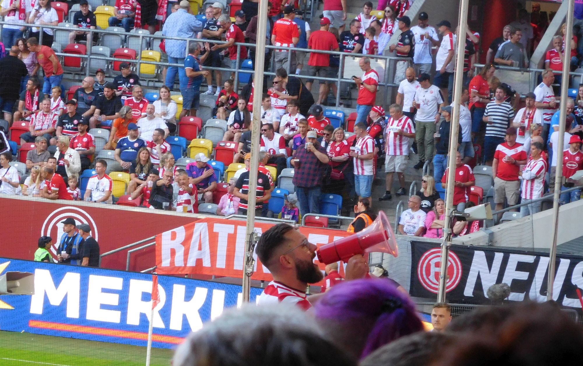 F95 vs KSC: Ein Vorsänger in Aktion (Foto: FP)