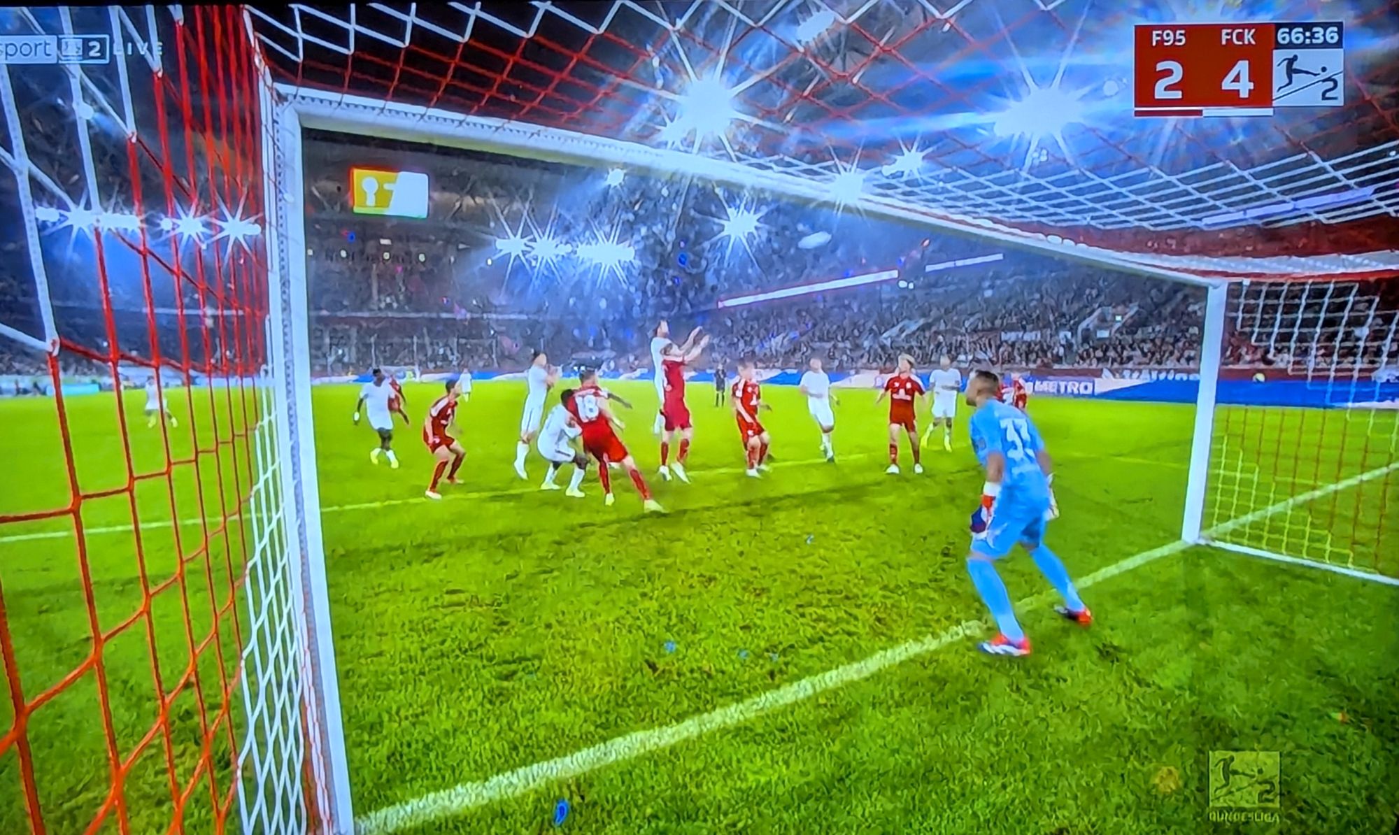 F95 vs K'lautern: Und dann auch noch das 2:4 (Screenshot Sky)