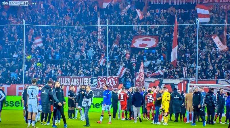 F95 vs Paderborn: Nach Spielschluss (Screenshot Sky)