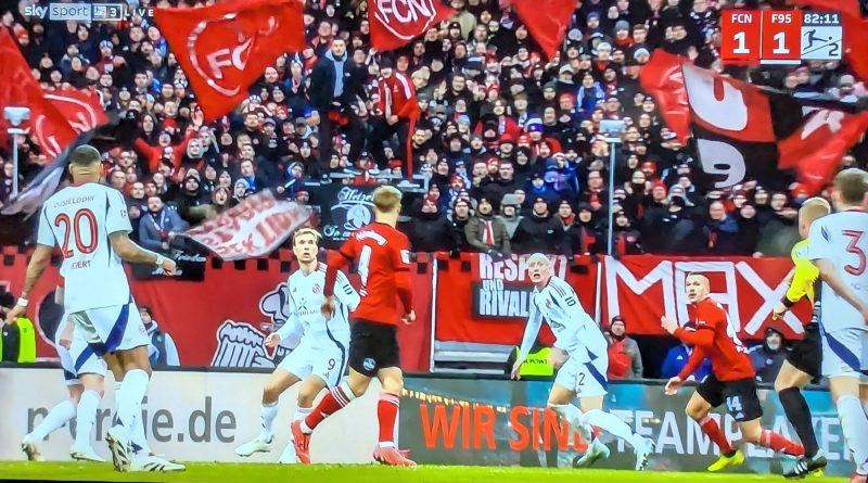 FCN vs F95: Gefahr im fortunistischen Sechzehner (Screenshot Sky)
